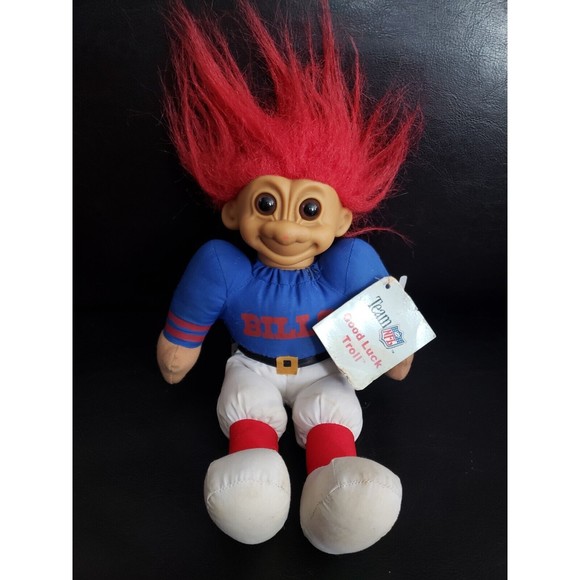 NFL Other - Large NFL Buffalo Bills Russ 1991 Good Luck Troll doll
